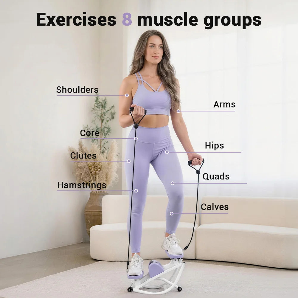 Umay Portable Lateral Stepper Machine With Resistance Bands
