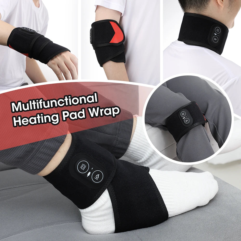 Red Light Wrist Brace 660nm Infrared Light Hot Compress Wrist Strap Wireless Rechargeable Sports Wristband Hand Protector Muscle Strain Relief