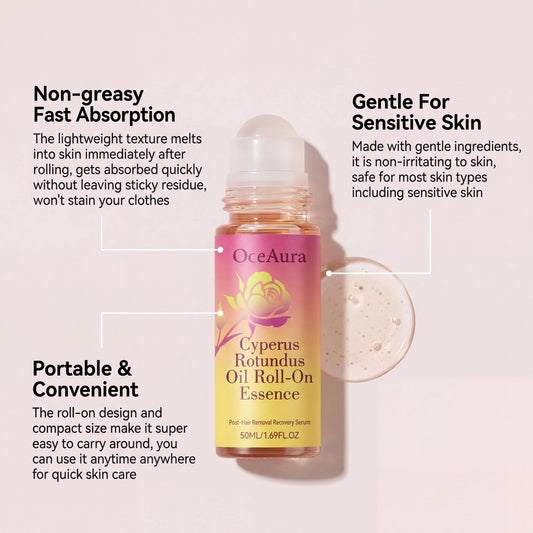 OceAura Rose Roller Essential Oil For Nourishing Skin Care