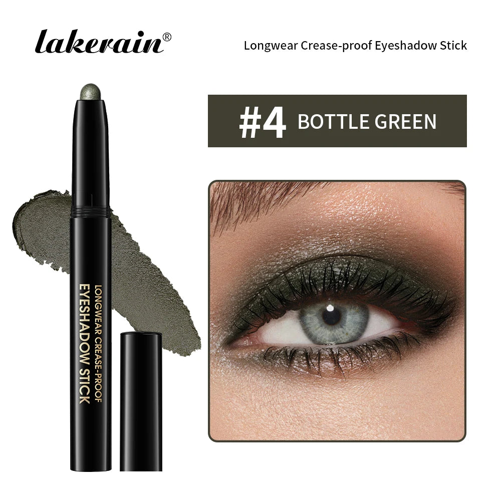 Waterproof Matte Shimmer Eyeshadow Liner Stick Metallic Highlighter Cosmetic