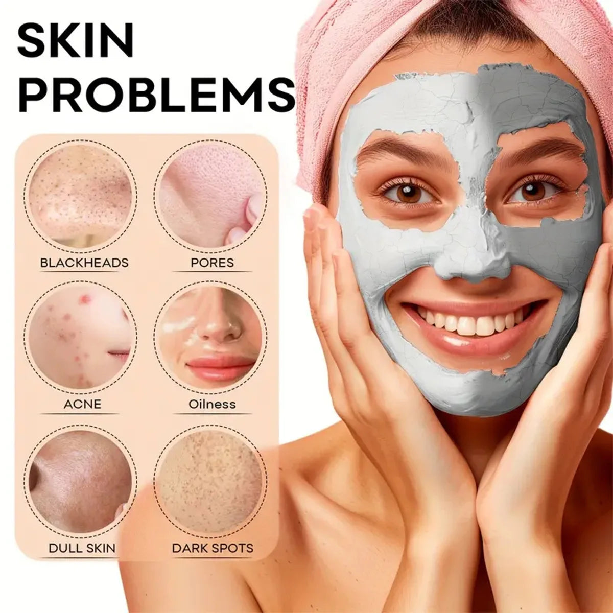 Yocity Mugwort Facial Mask For Deep Pore Cleansing And Hydration
