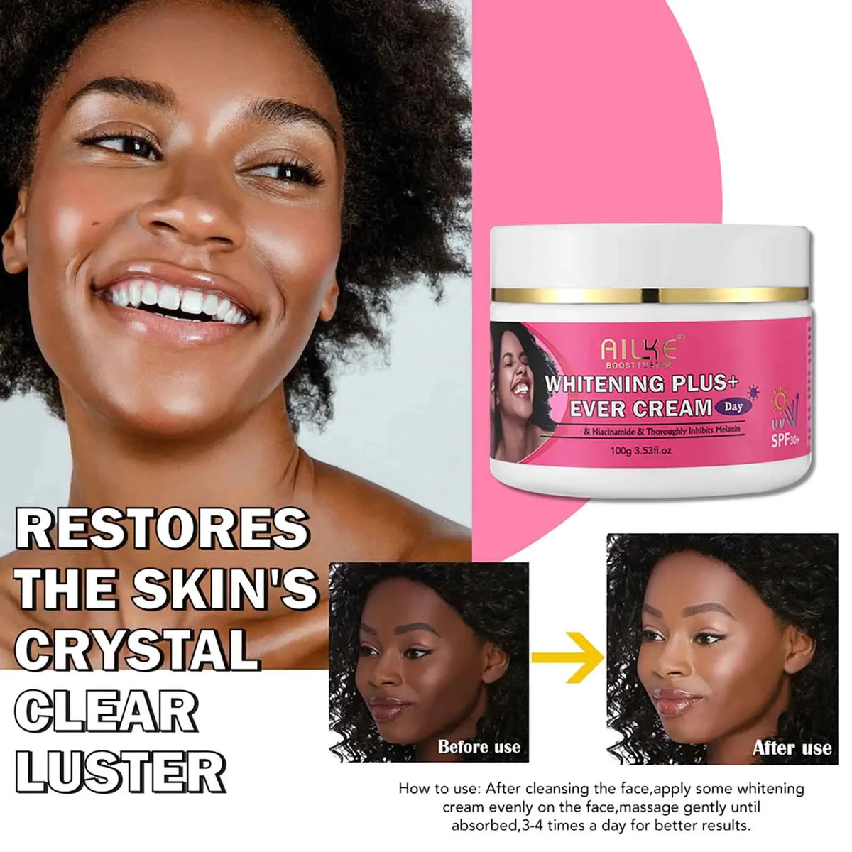 Ailke Natural Skin Brightening Cream For Dark Spots
