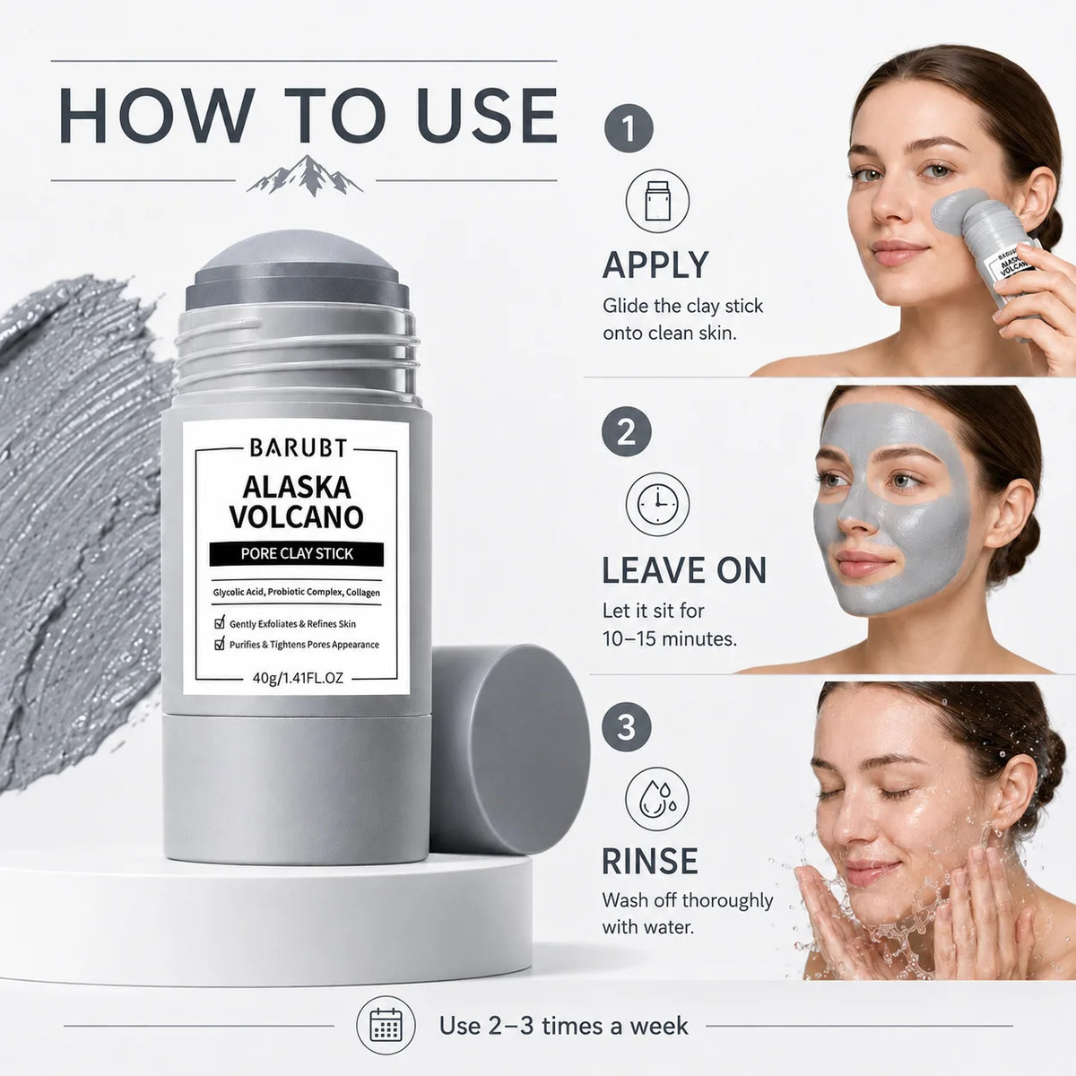 Yocity Mugwort Facial Mask For Deep Pore Cleansing And Hydration