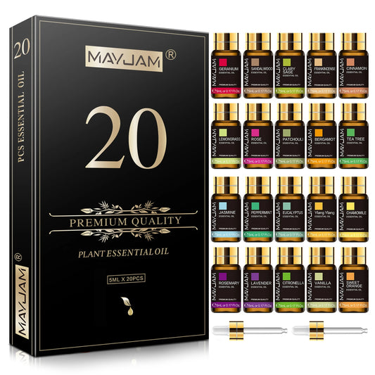 Mayjam Assorted Essential Oil Collection For Home Wellness