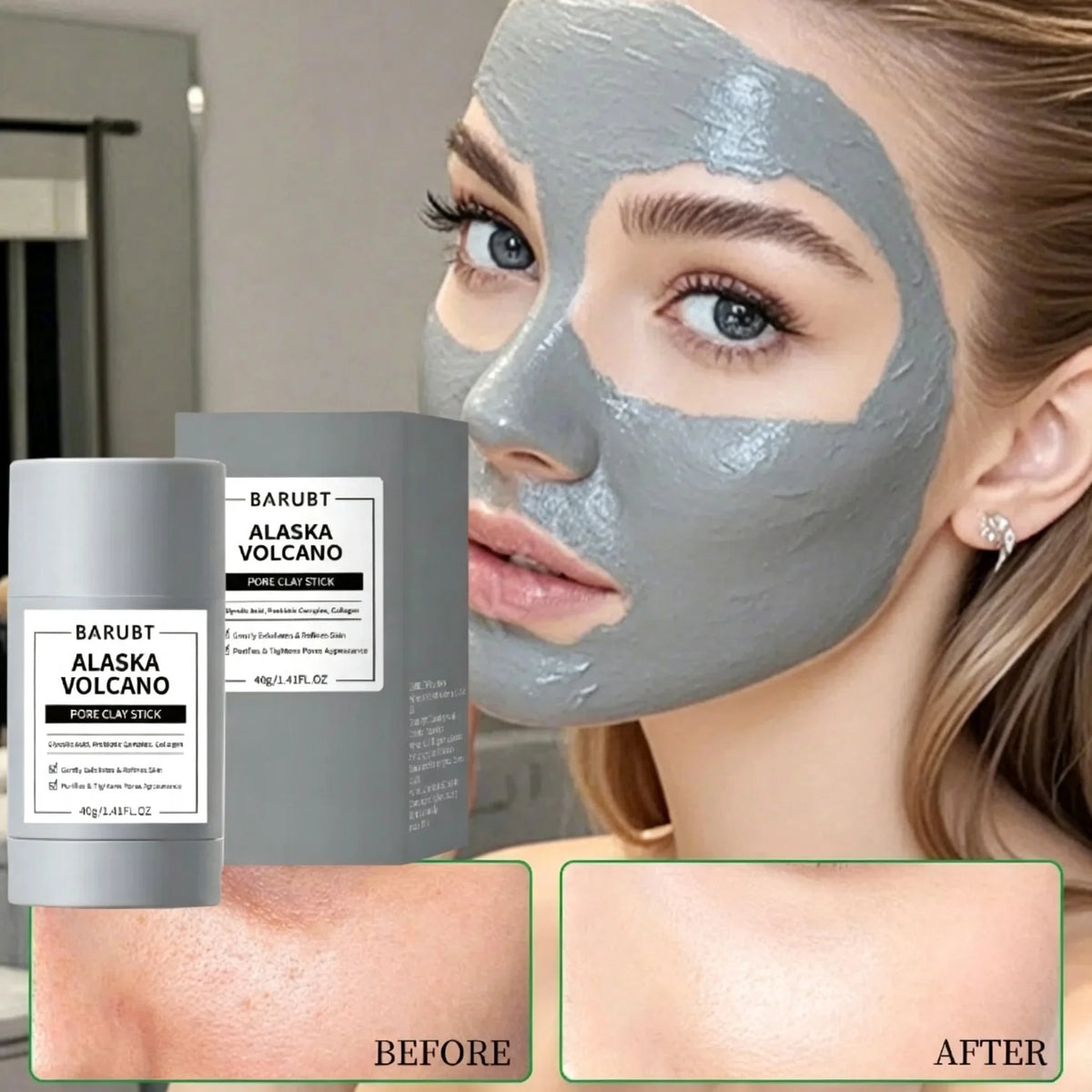 Yocity Mugwort Facial Mask For Deep Pore Cleansing And Hydration