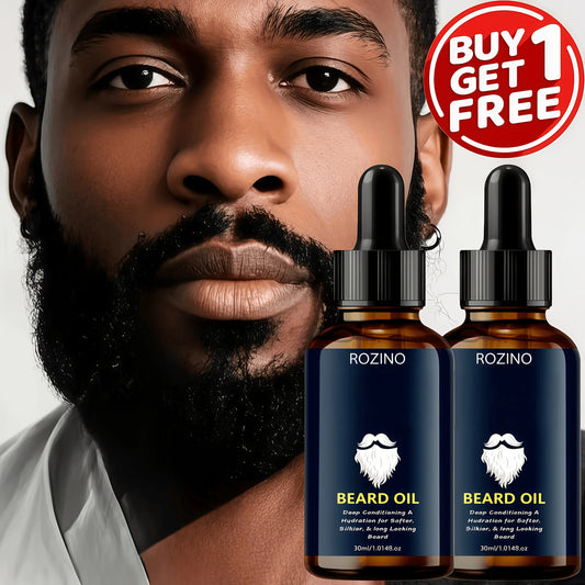 Rozino Natural Beard Oil With Jojoba And Glycerin For Men
